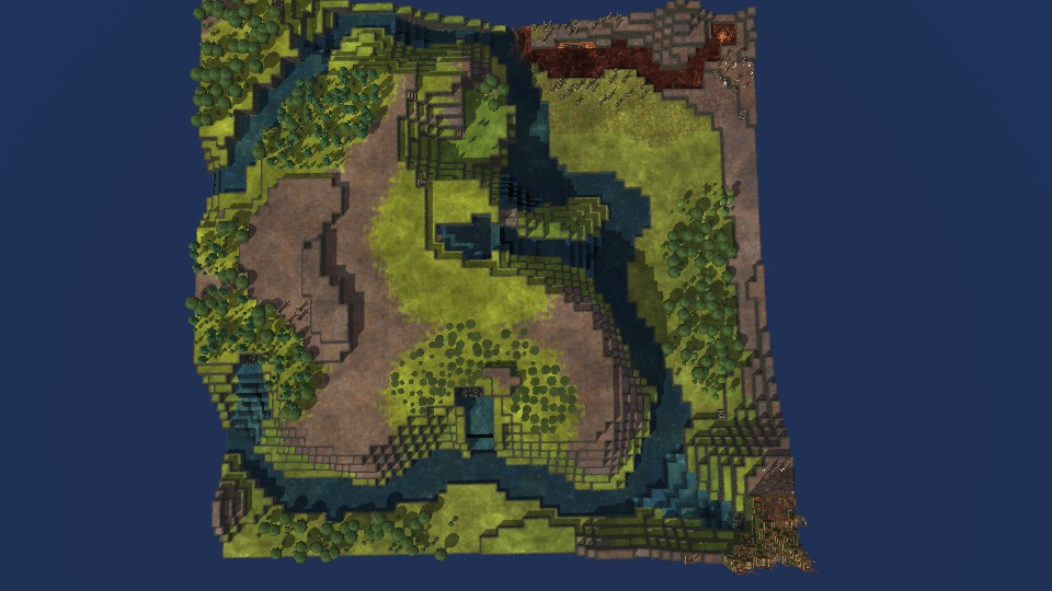 Seven Falls Butte (64x64)