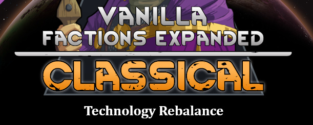 VFE Classical Tech Rebalance mod preview for RimWorld
