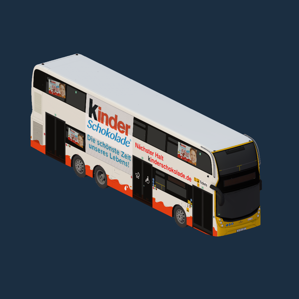 Alexander Dennis E50D - BVG Kinderschokolade