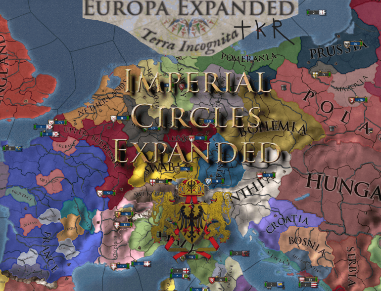 Imperial Circles Expanded - Europa Expanded Patch Korean
