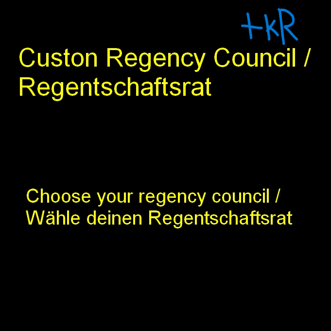 Custom Regency Council / Regentschaftsrat Korean
