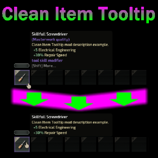 Clean Item Tooltip