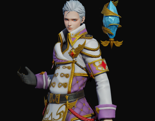 年轻少将套（限男性，带发型和头脸身体，建议尽量用光头角色)