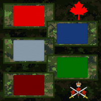 Canadian Army Division Patches