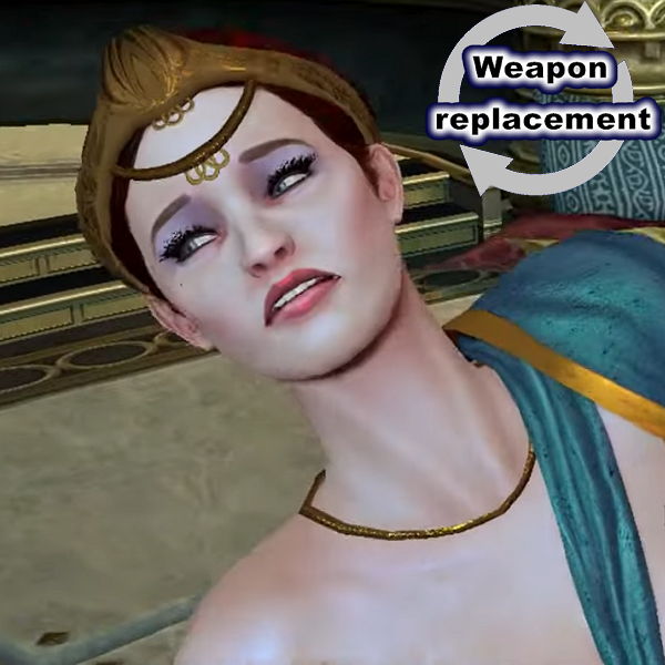 GOW3R Poseidon's Princess (Replace Hookshot)