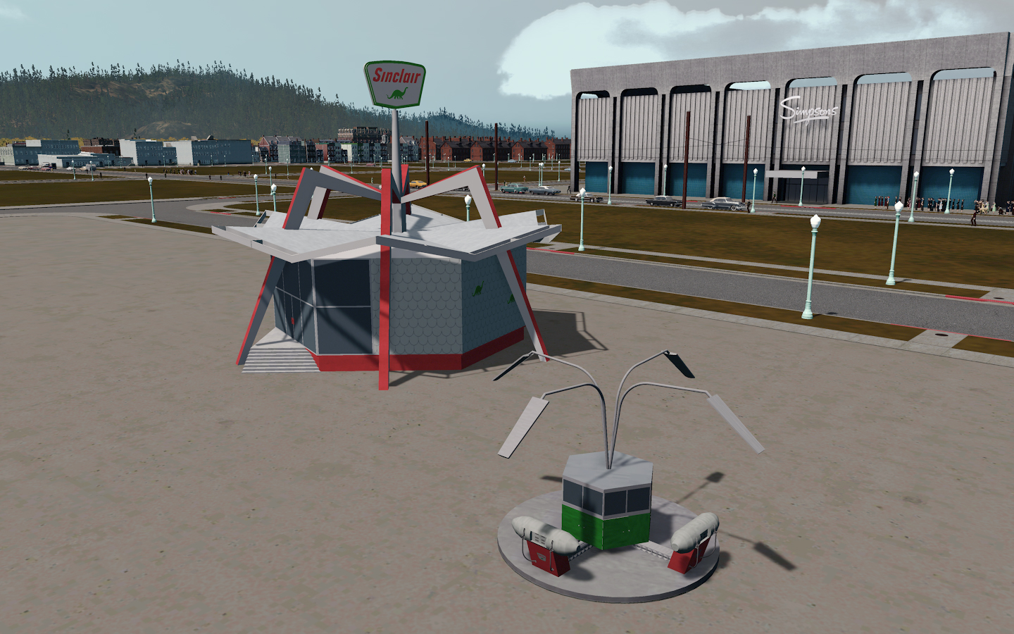 Sinclair Gas Station Building