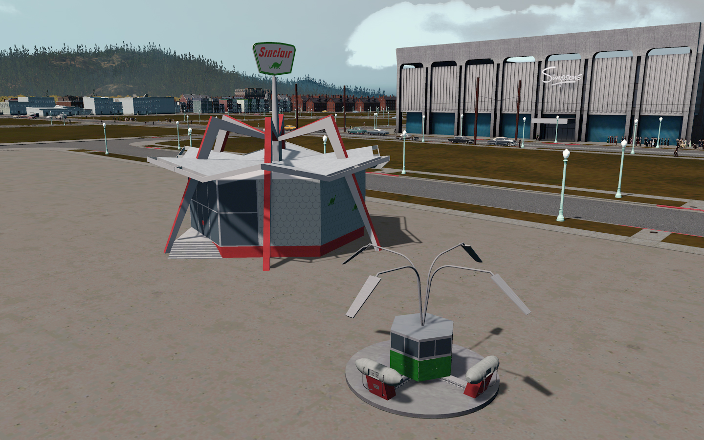 Sinclair Gas Station Pumps
