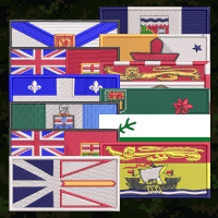 Canadian Province and Territory Flag Patches