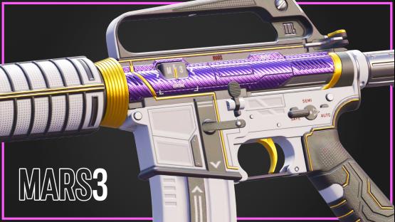 M4A1-S | MARS Mk2 Purple (Outdated)