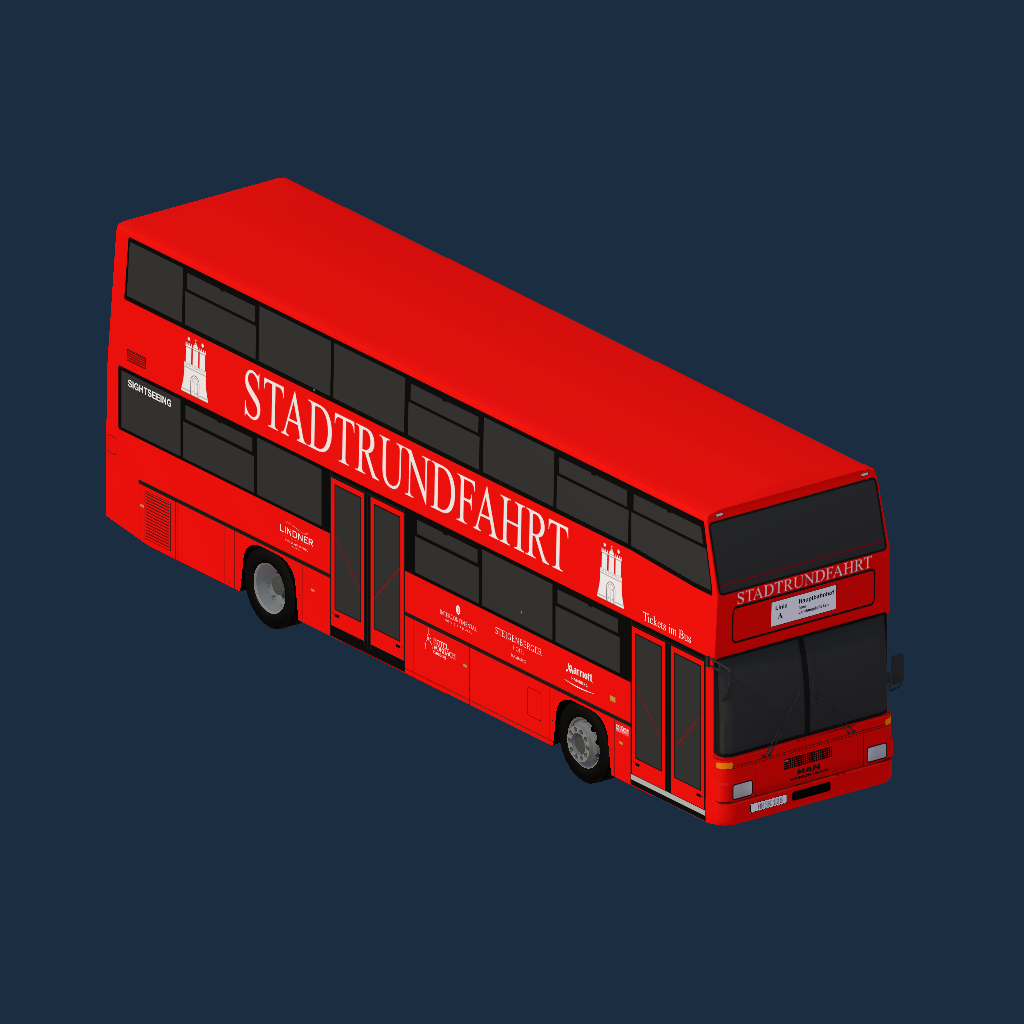 MAN SD202 Tour - Stadtrundfahrt Hamburg