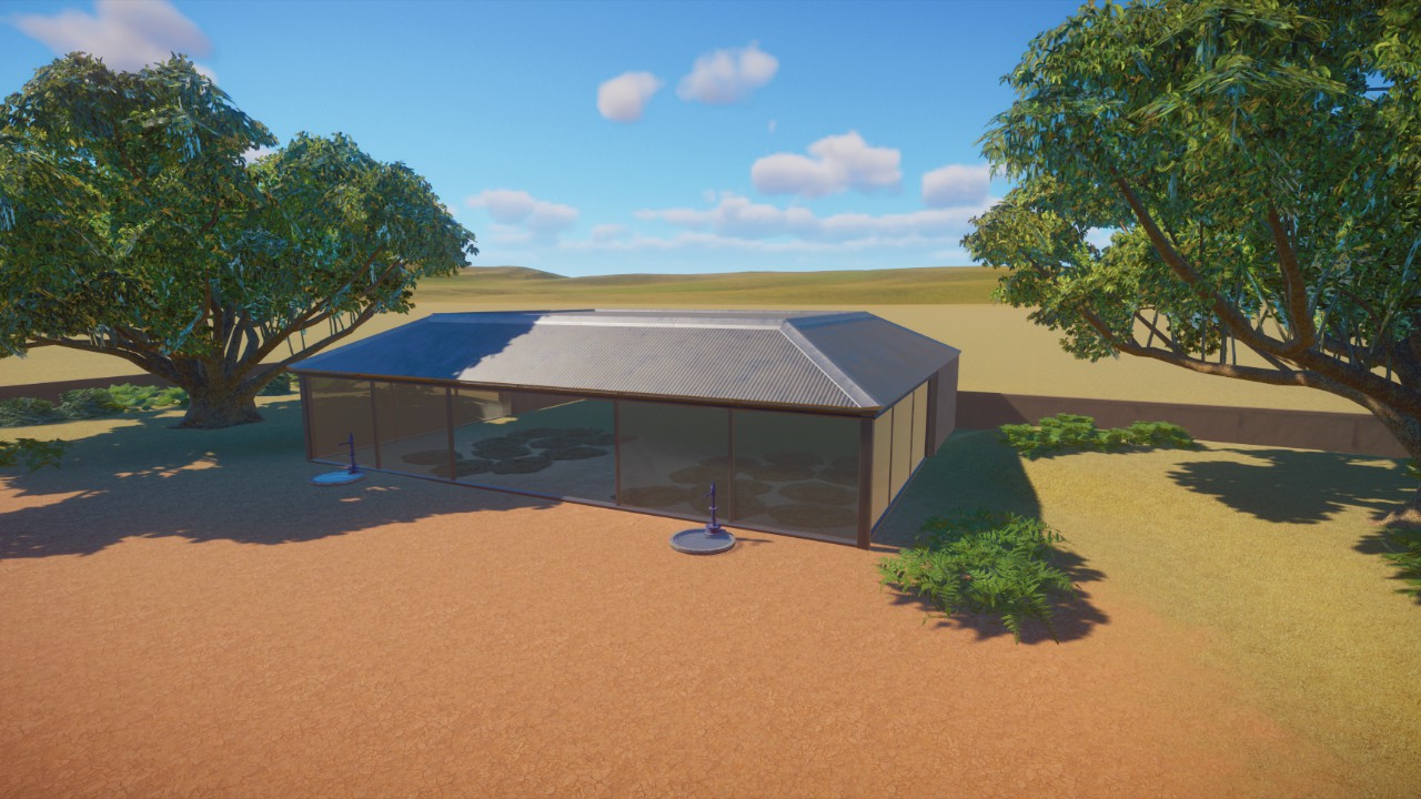 Starter Greater Rhea Habitat