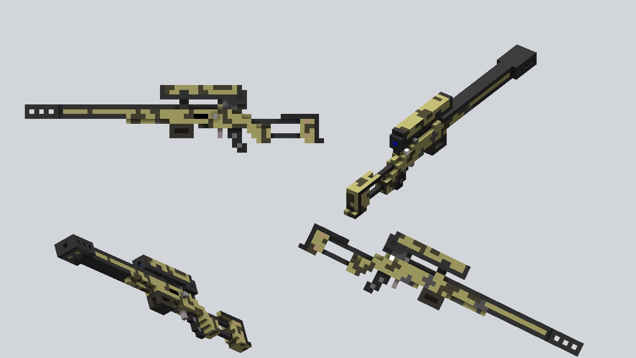 Desert camouflage sniper