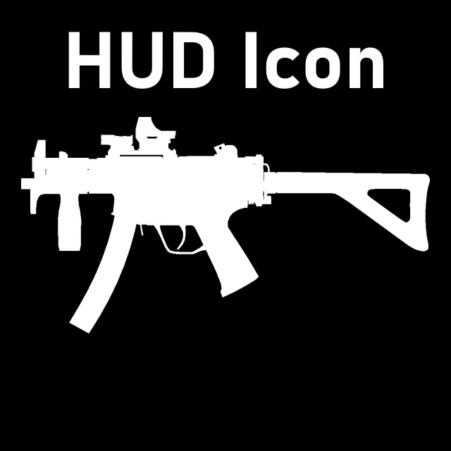 H&K MP5-K HUD Icon (Silenced SMG)

