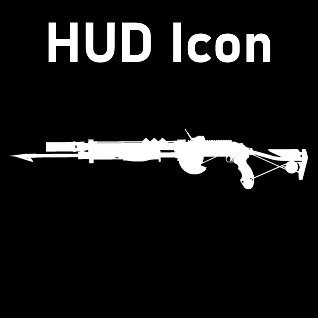 Snowbreak - Abyssal Nymph HUD Icon (Chrome Shotgun)
