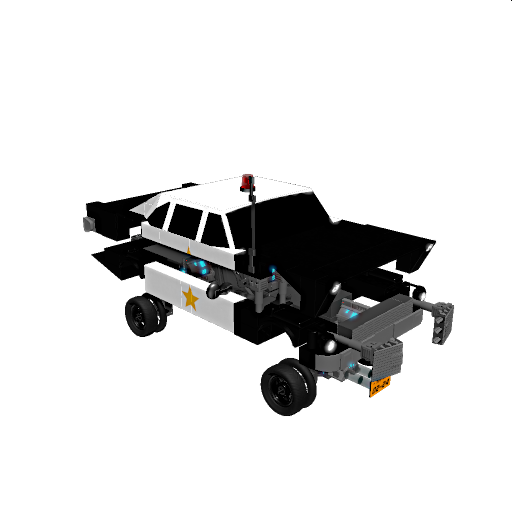 1965 ford galaxie drift cop car