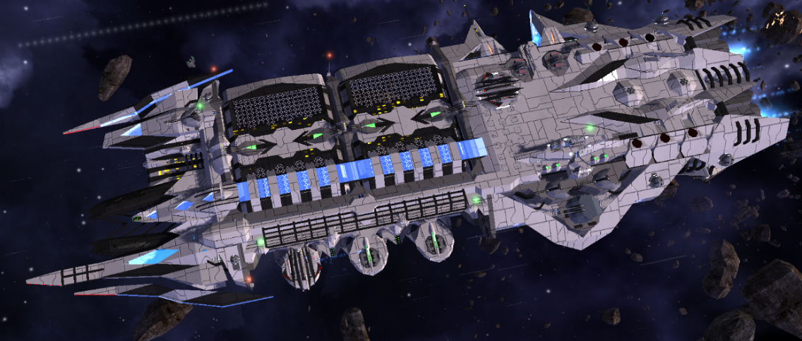 【复古船坞】（8）“穰川星”级工程货运舰 / RuChaStar Engineering Cargo Freighter
