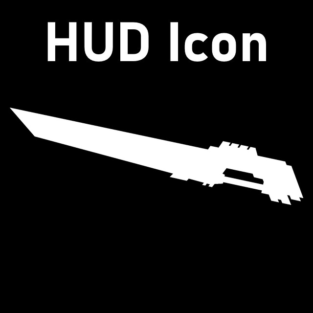 Megadimension Neptunia VII - NextSword Black Heart HUD Icon (Machete)
