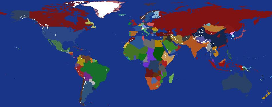 World Map 1945