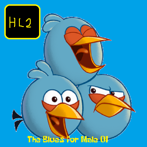 Blues (Angry Birds) for Male 01 (HL2)