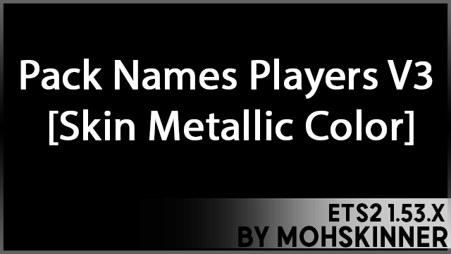 Pack Names Players V3 [Skin Metallic Color]