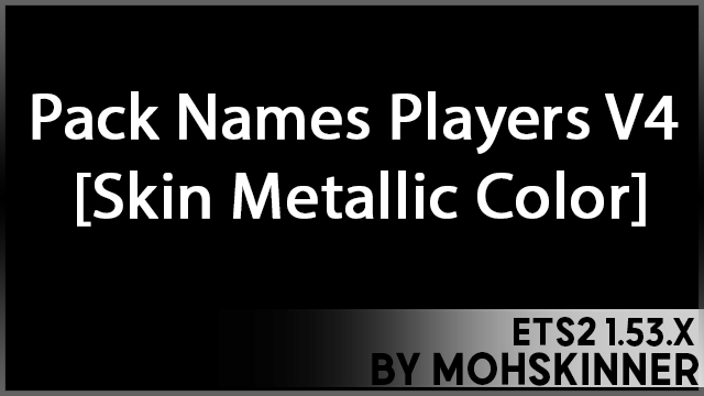 Pack Names Players V4 [Skin Metallic Color]