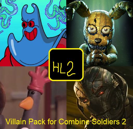 Villain Pack for Combine Soldier 2 (HL2)