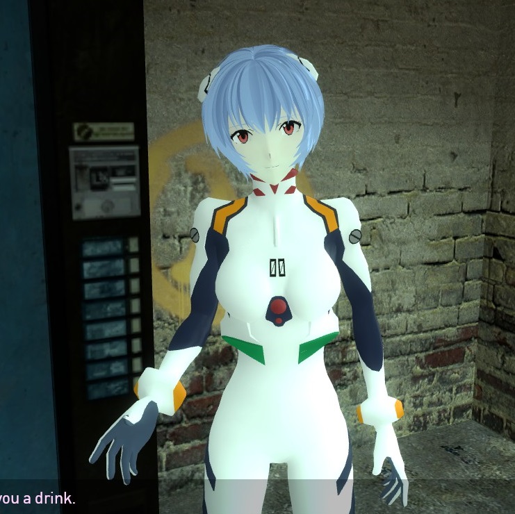 Rei Ayanami (Neon Genesis Evangelion) replaces Alyx
