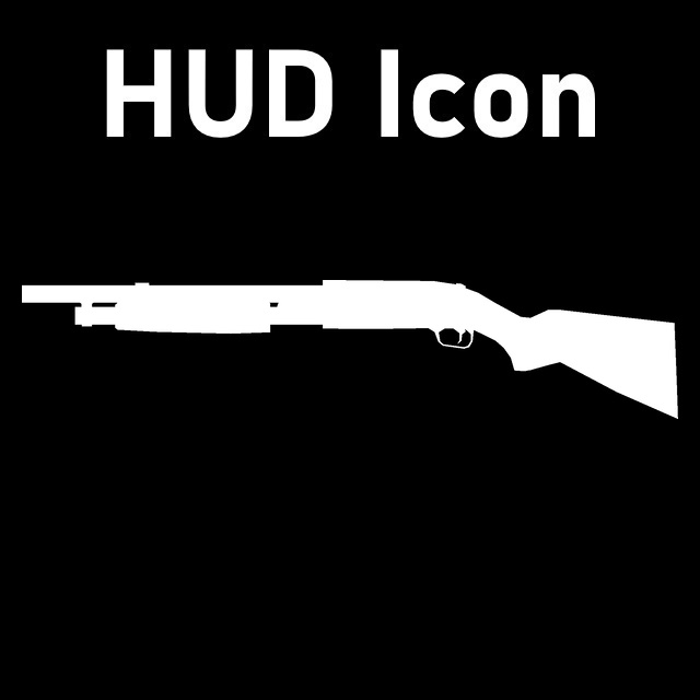 Resident Evil Revelations - Windham HUD Icon (Pump Shotgun)
