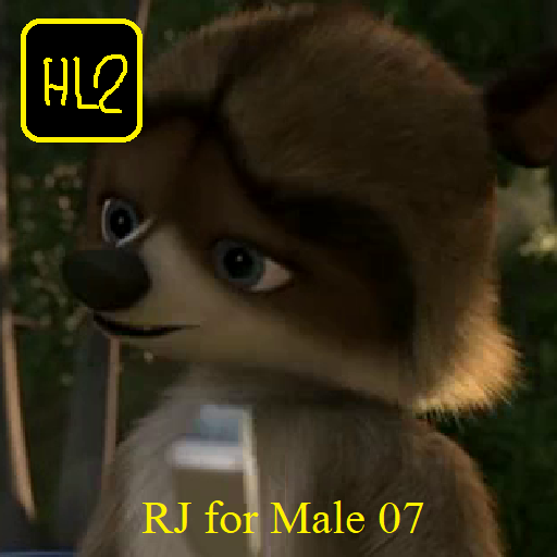 RJ (Over the Hedge) for Male 07 (HL2)