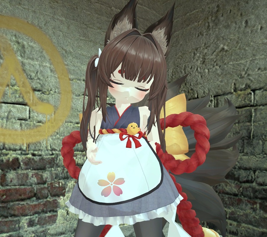 Amagi-Chan (Azur Lane Crosswave) replaces Alyx