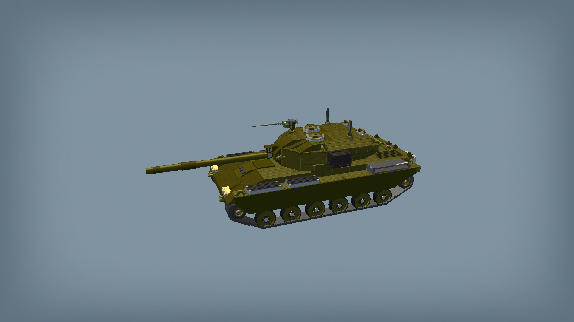 cold war main battle tank 3 (gunner drive realistic gun)