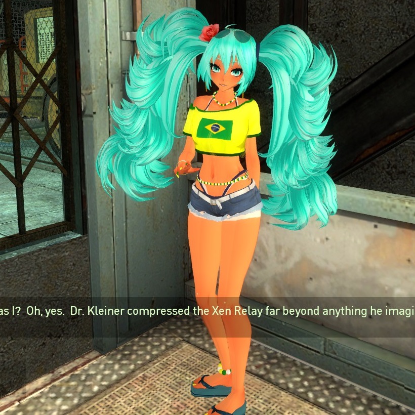 Brazilian Hatsune Miku (Vocaloid) as Mossman