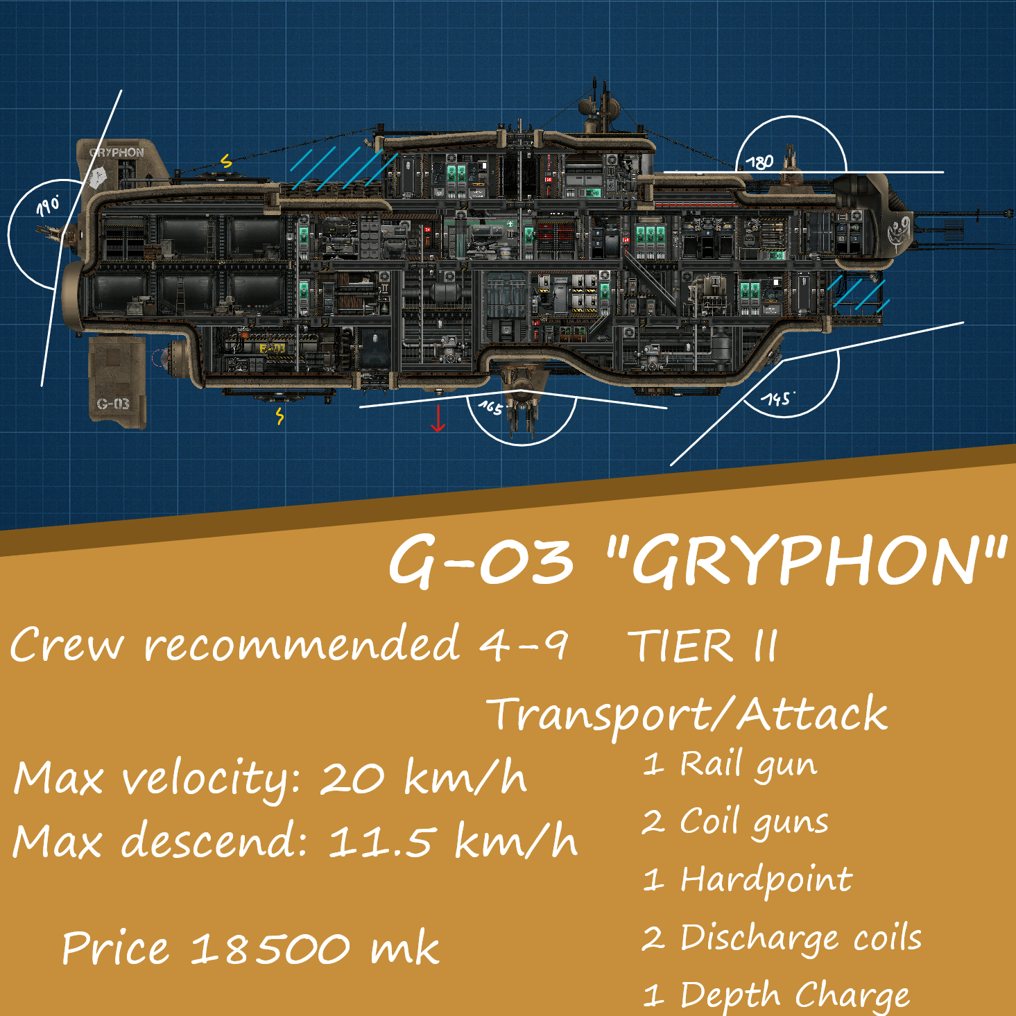 Gryphon – Barotrauma Mod