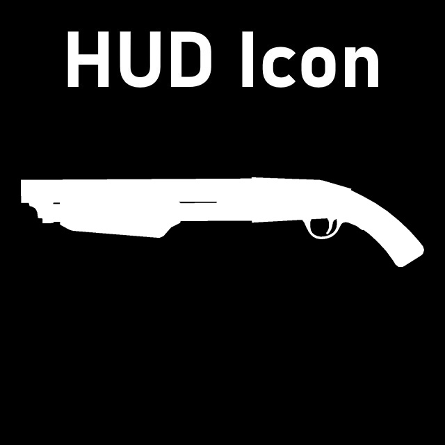 Team Fortress 2 - Shotgun HUD Icon (Chrome Shotgun)