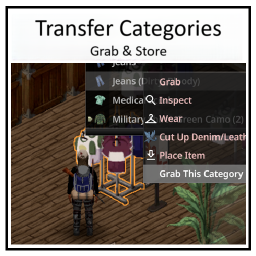 Transfer Categories – Project Zomboid Mod