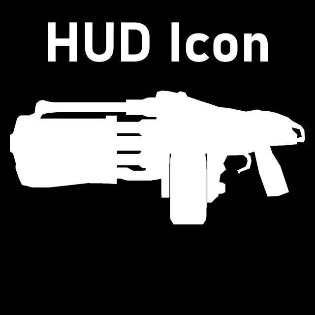 Gears of War 2 - Boomshot HUD Icon (Grenade Launcher)