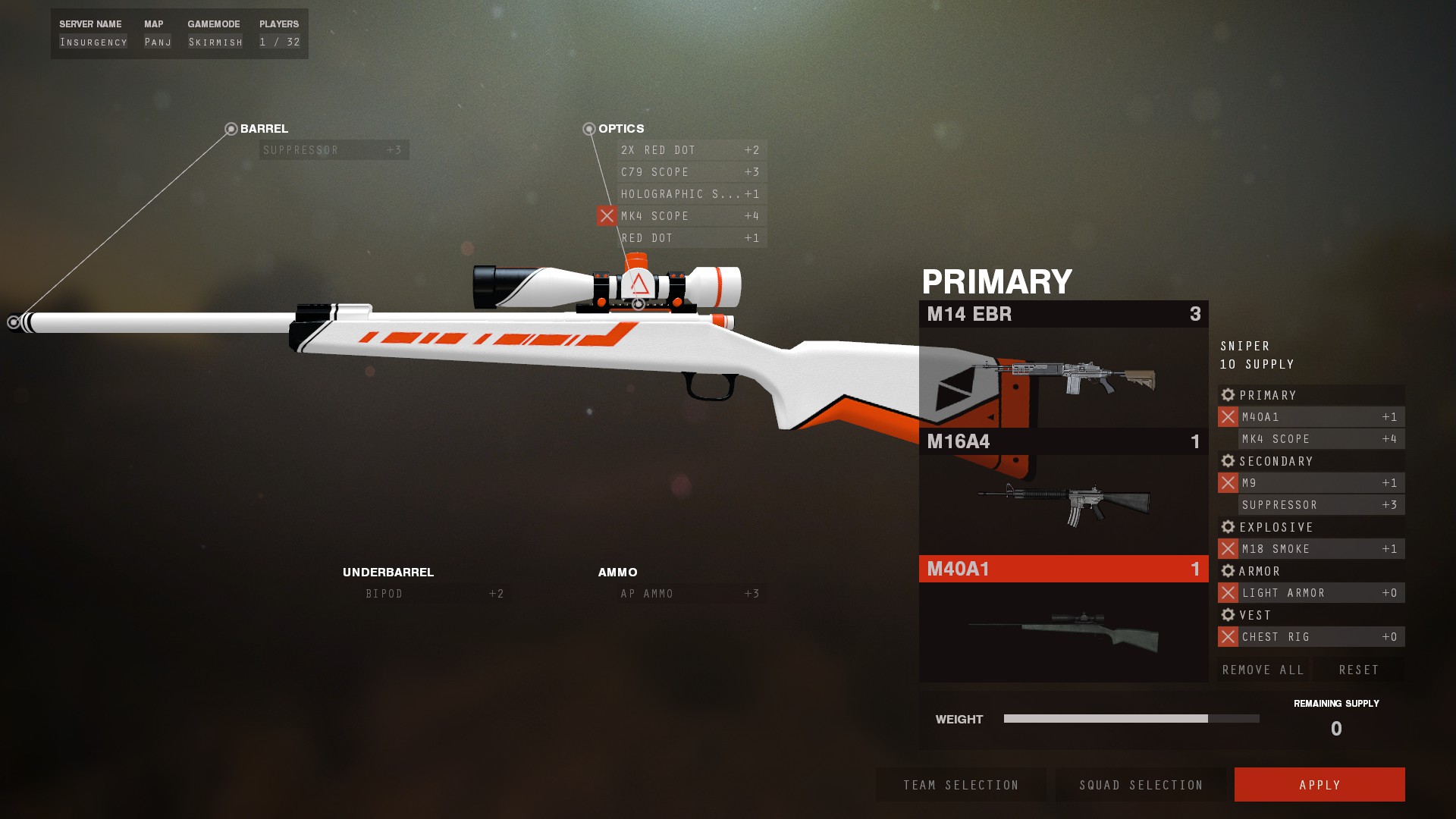 M40a1 | Asiimov