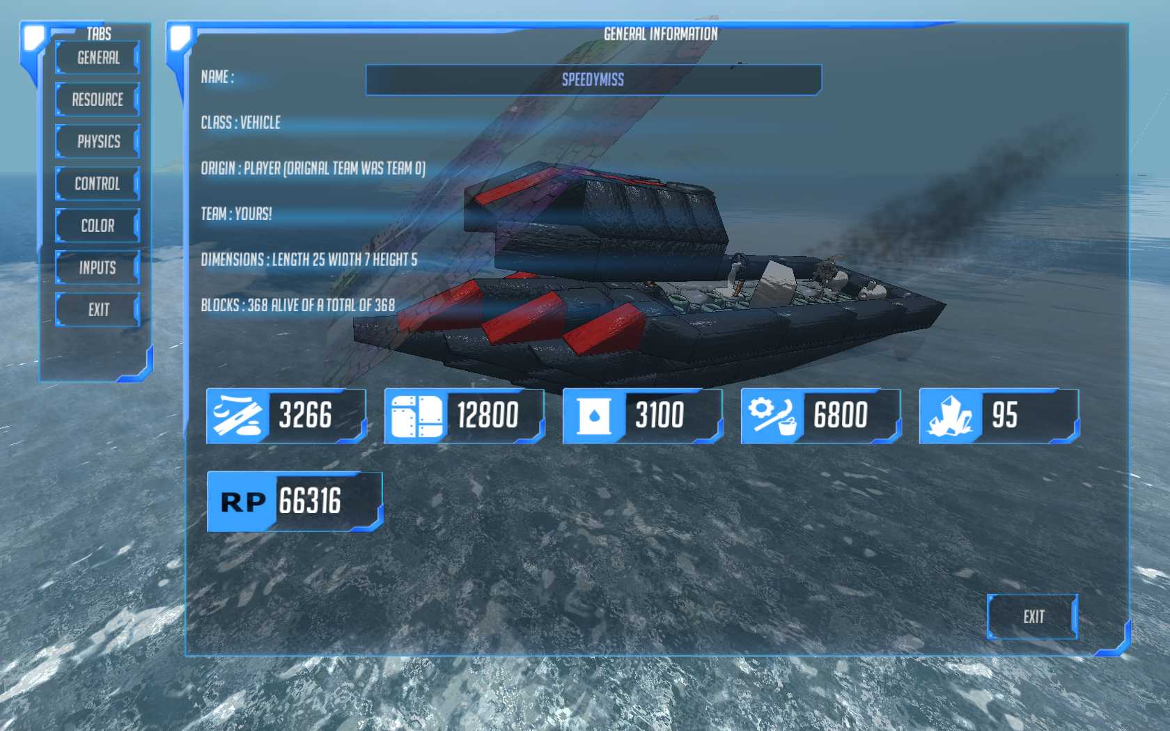 Missile Speedboat