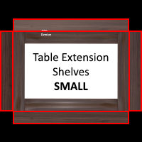Table Extension Shelves - Small