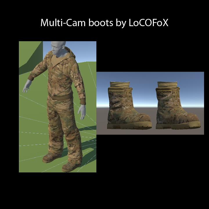 Multicam Camo Boots