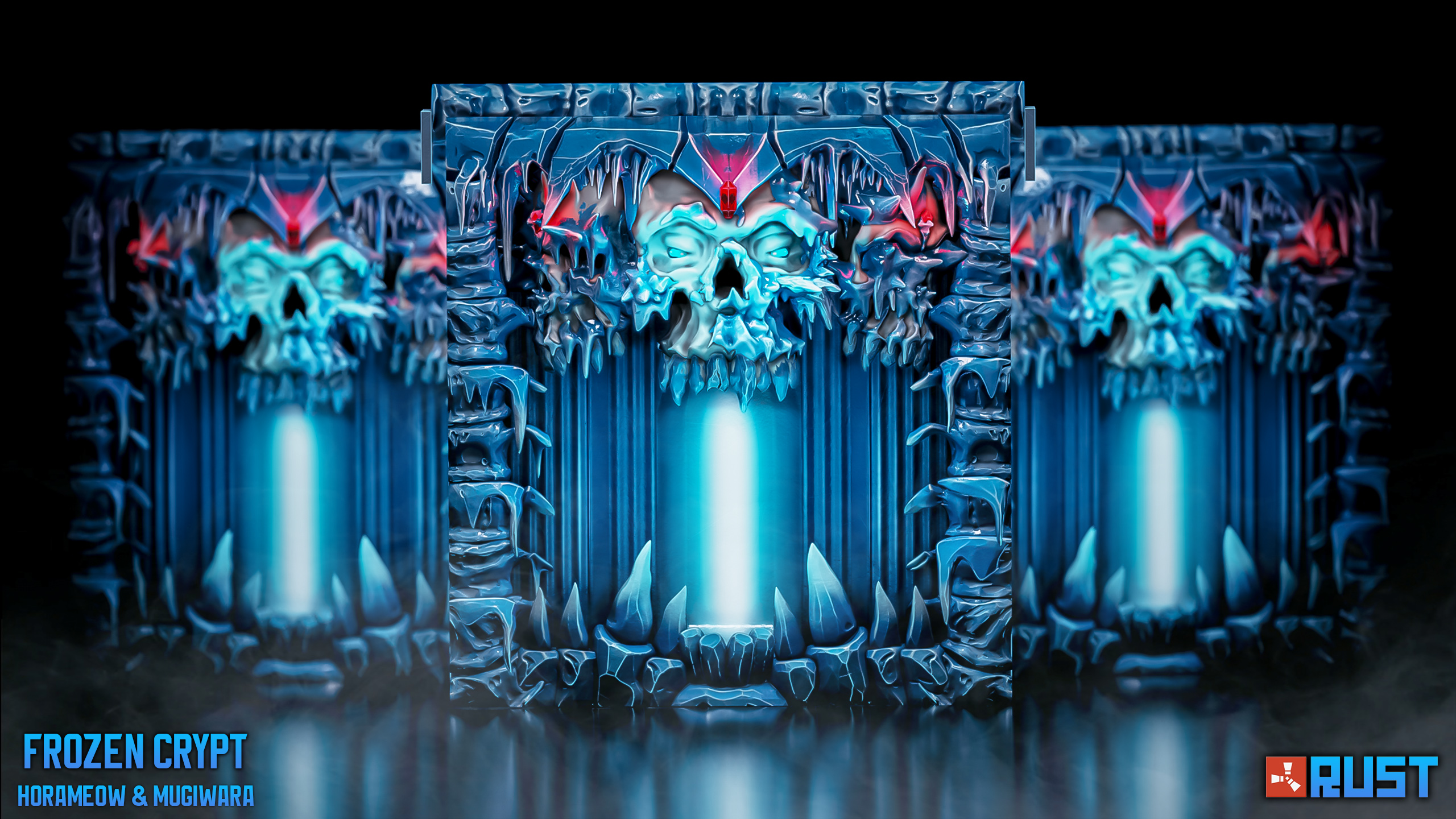 Frozen Crypt Garage Door