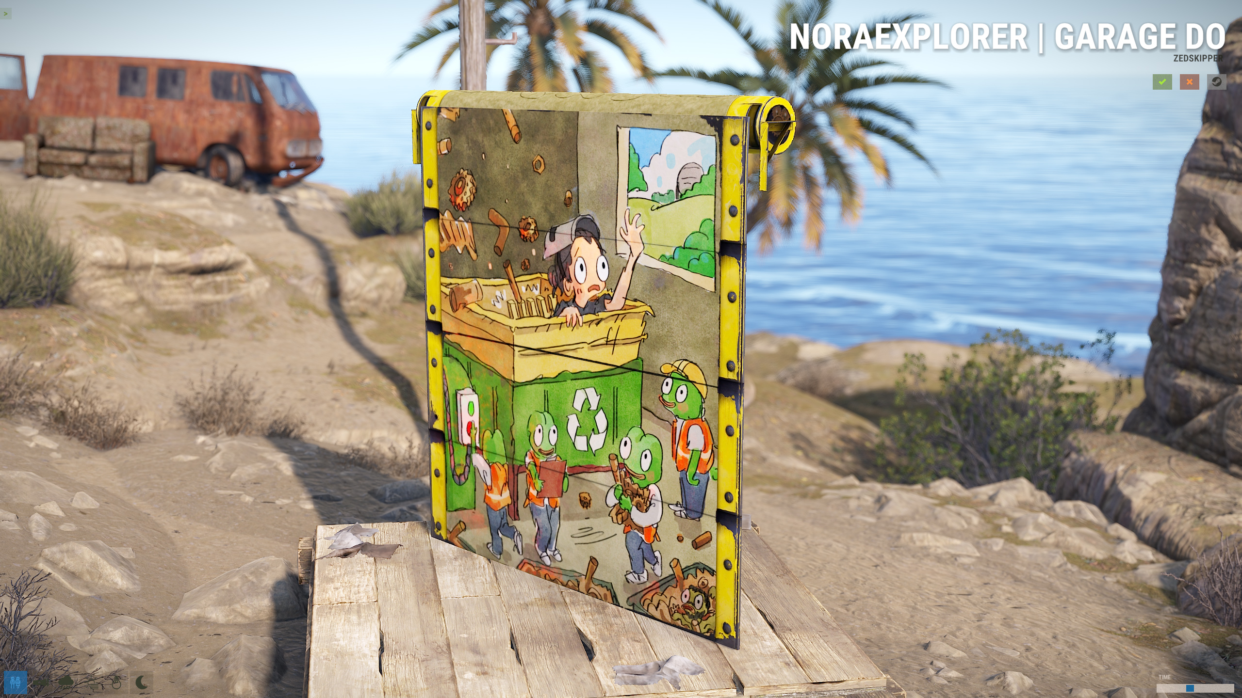 NoraExplorer Garage Door