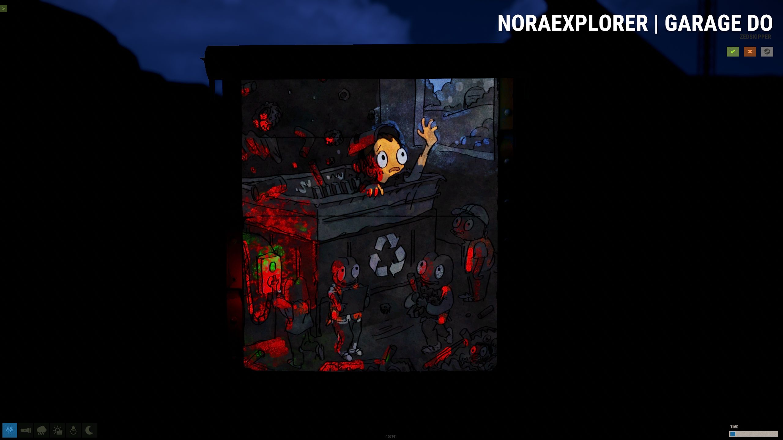 NoraExplorer Garage Door