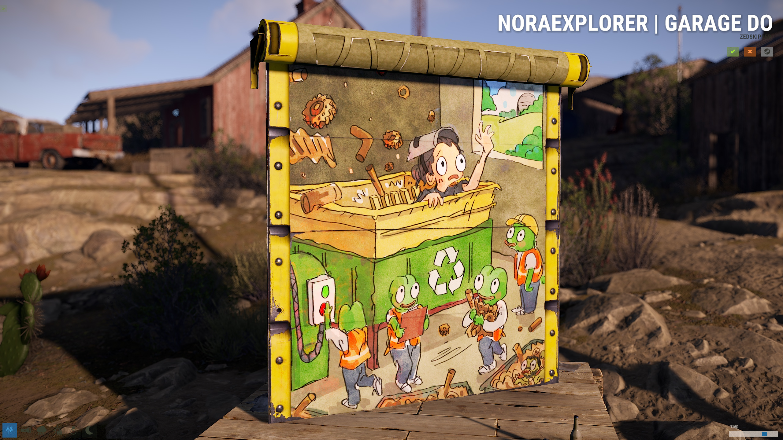 NoraExplorer Garage Door