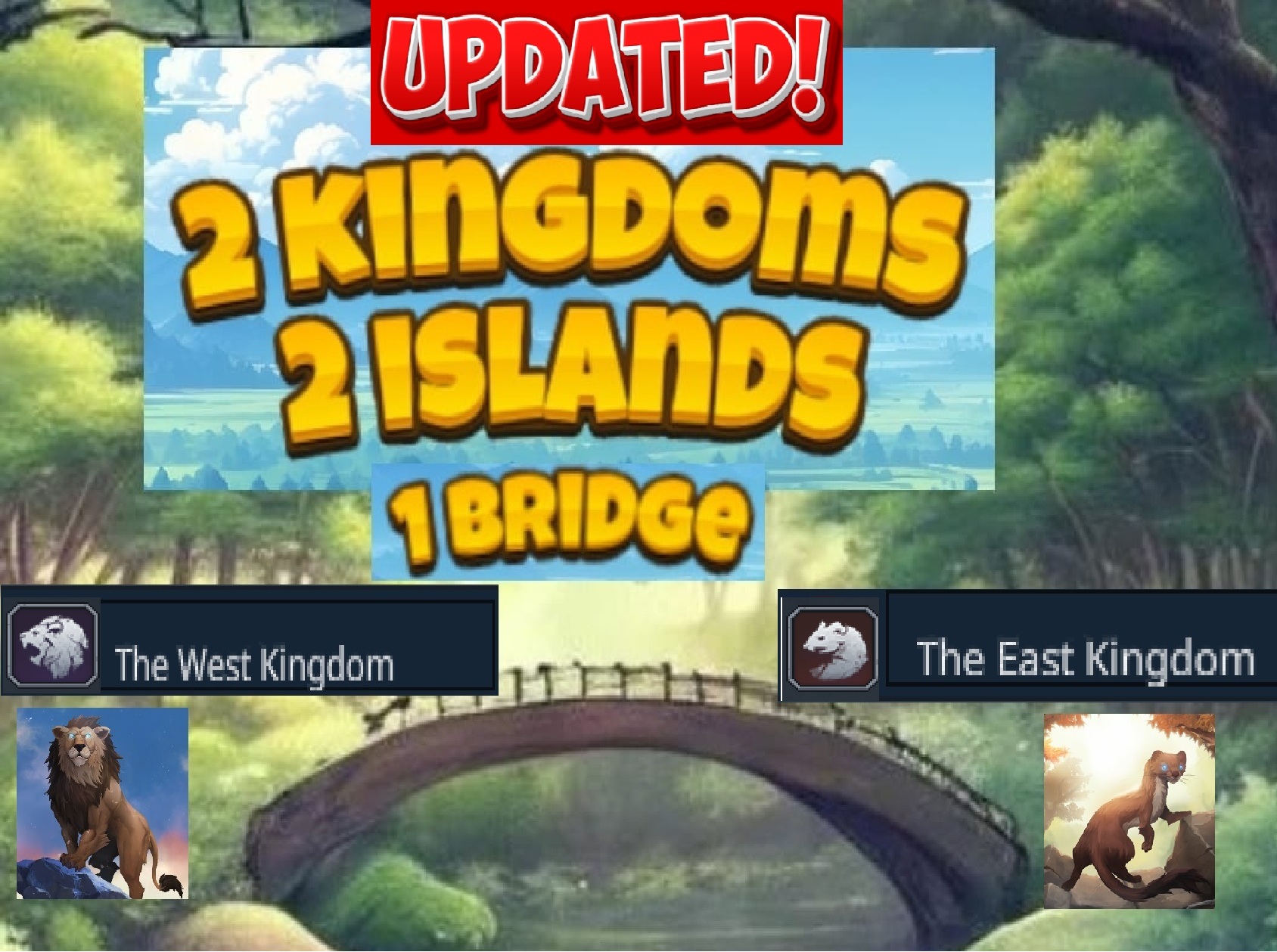 2 Kingdoms 2 Islands 1 Bridge