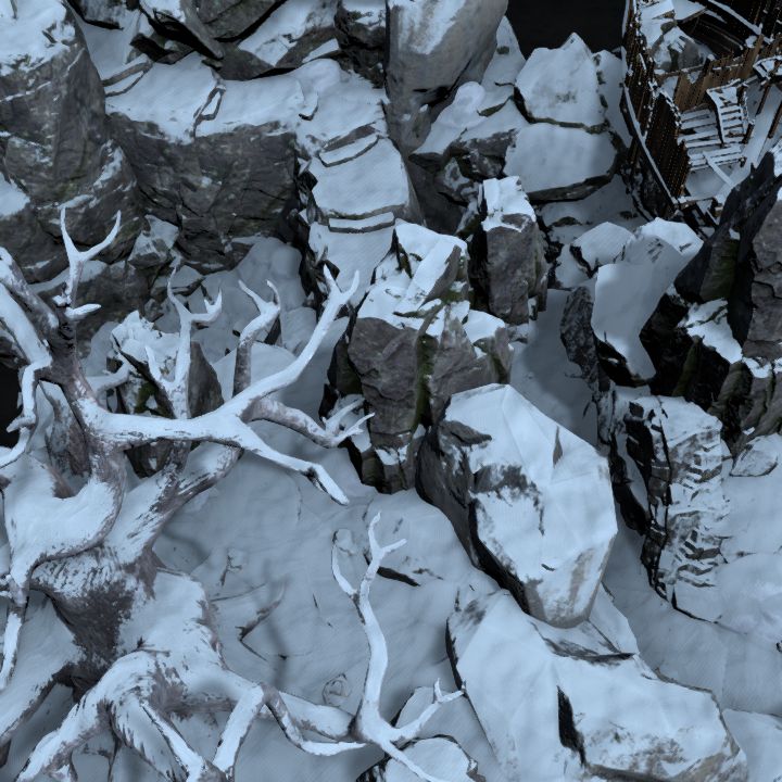 Winter mountain peak (Part 4)