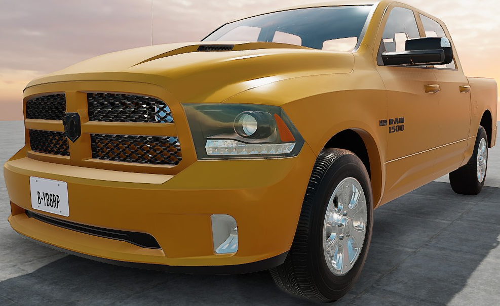 RAM 1500 Yellow Sport 2WD