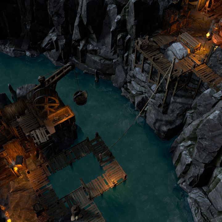 Secret pirate cave