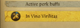 In Vino Virilitas Perk