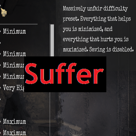 Maximum Difficulty Preset